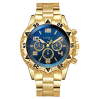Men Business Watches Fashion Stainless Steel Band Male's Quartz Watch Lootquake LLC