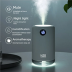 Home Table Wireless Ultrasonic Air Humidifier, Portable Mini Aroma Water Mist Diffuser, Battery Life Show, 500ml, 2000mAh Lootquake LLC