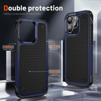 Business Black Shockproof Armor Case for iPhone 14 Pro Max 14 Plus 13 12 Hard Cover Heavy Duty Case Shockproof Ultra-Slim Non-slip iPhone Powerful Protective Phone Case for iPhone Stevvex