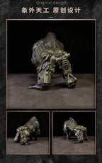 Famous sculptor Collectible works Postmodernism bronze Sculpture ART Mechanical gorilla HOME office Bar Decorative statue