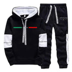 Men's Casual Print Tracksuit Hoodie 2026 THRIXINE