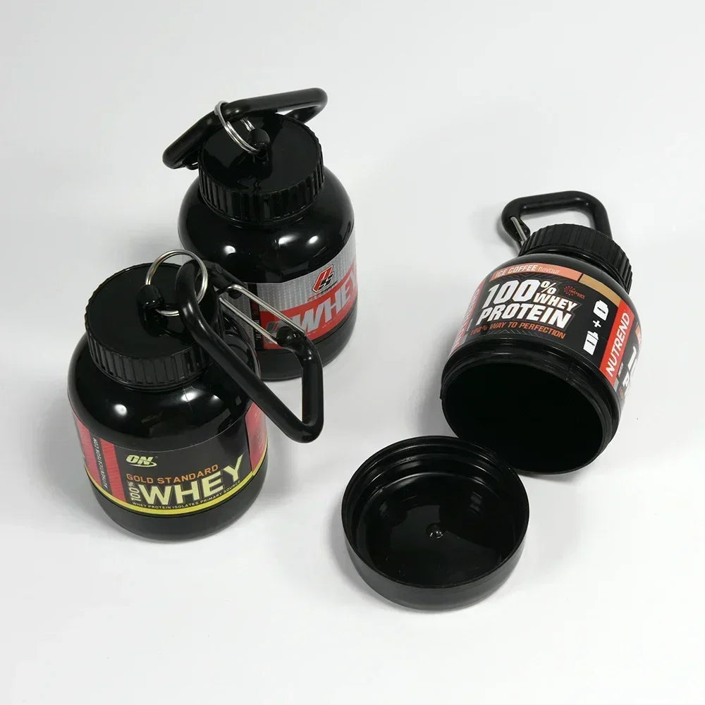 WheyGo: Compact Protein & Health Funnel Keychain THRIXINE