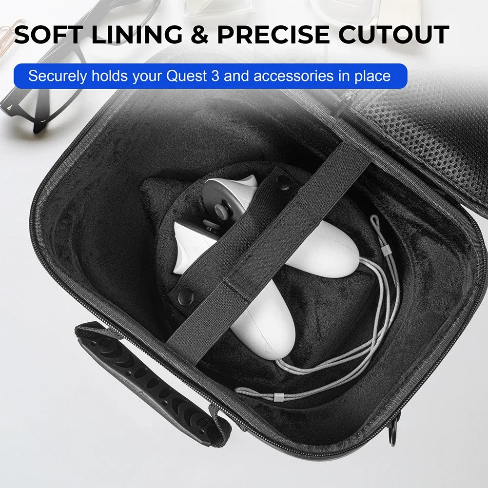 Carrying Case for Meta Quest 3 for BOBOVR M3 PRO Elite Strap Protective Bag Storage Bag for Travel and Home Storage Lootquake LLC