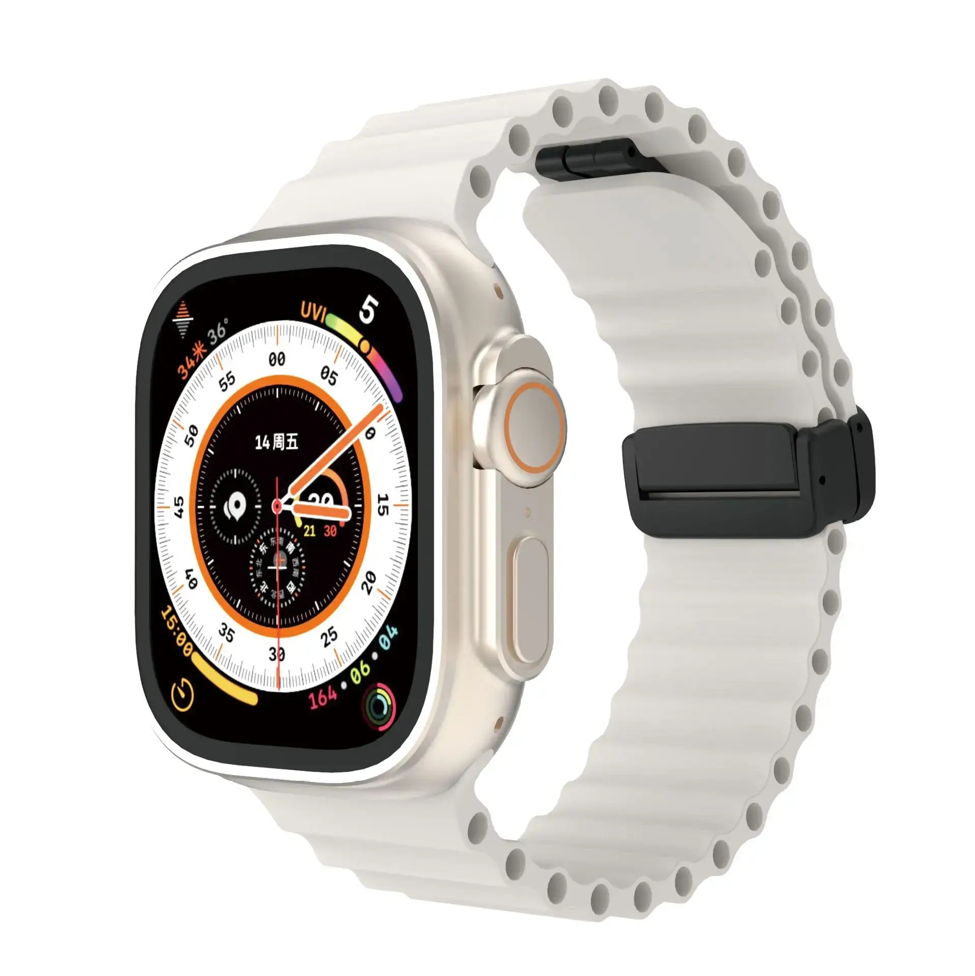 Apple Watch Silicone Strap - Soft Flexible Magnetic Design - SJB-DIAMOND ELITES