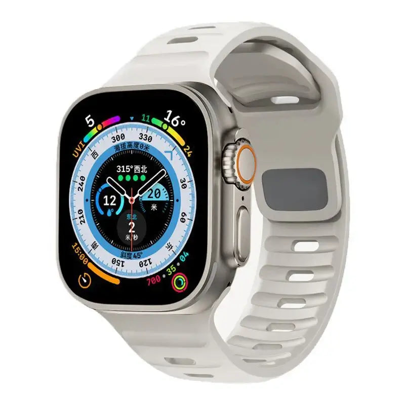Apple Watch Silicone Band - Soft, Durable, Stylish Design - SJB-DIAMOND ELITES