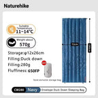 Naturehike CW280 Sleeping Bag Winter Waterproof Goose Down Sleeping Bag Ultralight CWM400 Hiking Camping Sleeping Bag