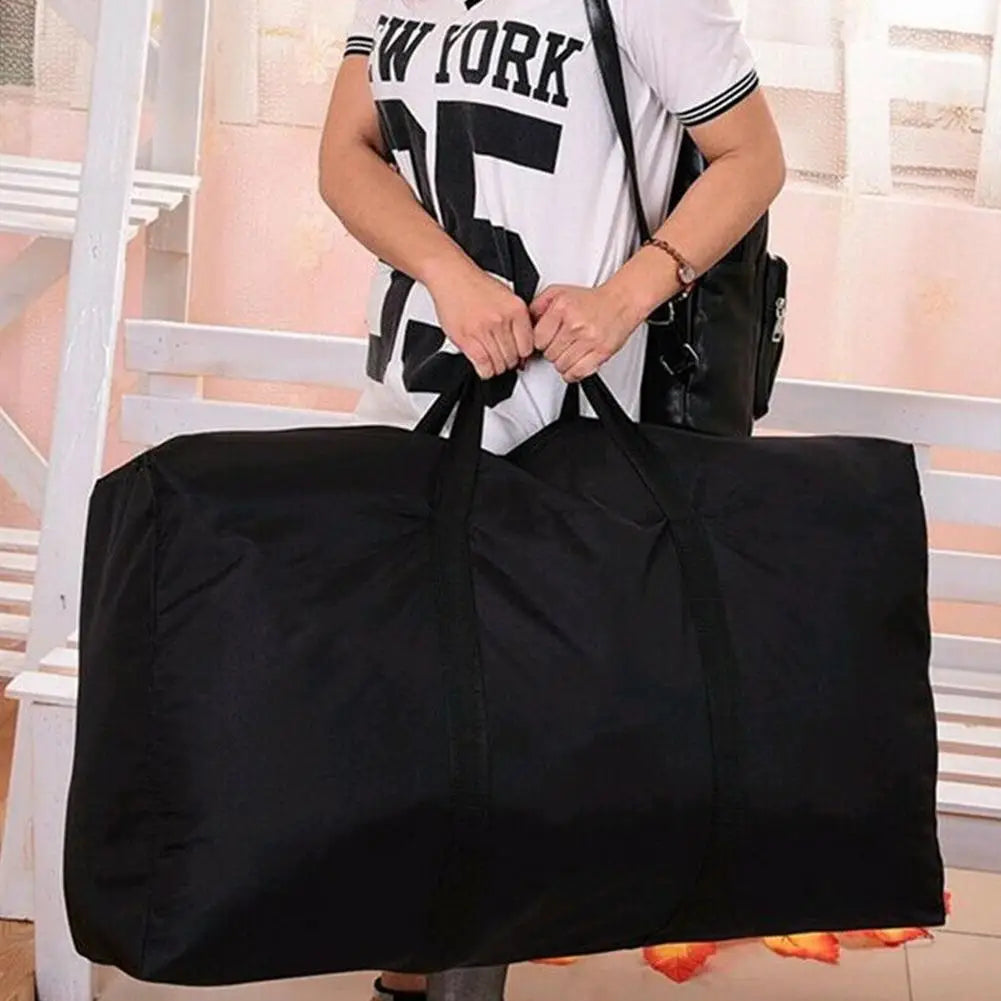 1pc Extra Large Waterproof Moving Luggage Bags Laundry Shopping Bag Non-woven Fabric Cubes 80*48*25cm Home Storage Packing Tool Lootquake LLC