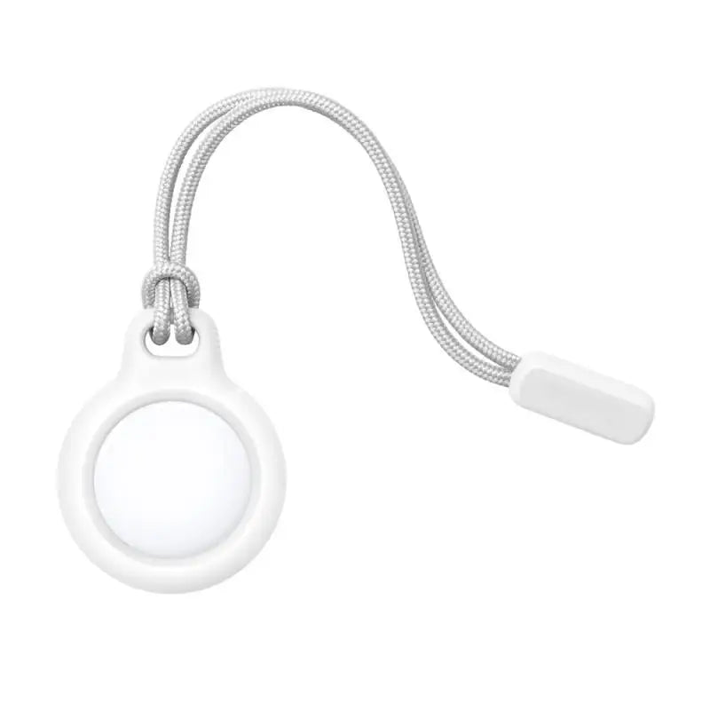 1pc Secure Holder with Strap for Apple Airtag Case Anti-scratch Keychain  Protective Cover Bumper Case With Strap Lootquake LLC