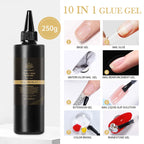 BORN PRETTY 250g Milky White Jelly Nude Gel Nail Polish Refilled Package Translucent Clear Color Semi Permanent Soak Off UV Gel Lootquake LLC