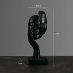 Resin Abstract Statue Desktop Ornaments Sculpture Figurines Face Character Nordic Light Luxury Art Crafts Office Home Decor Lootquake LLC