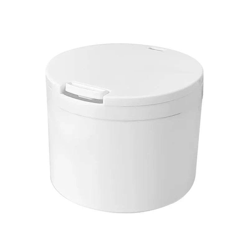 Mini Waste Box Bin Garbage Basket Home Table Trash Can Plastic Office Supplies Dustbins Sundries Barrel Box For Household Lootquake LLC