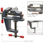 Portable Mini Jeweler's Table Clamp - Small Hobby Bench vice Craft Repair Tool - Jewelers Clamps Workbench Accessory