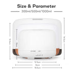 Air Humidifier Essential Oil Diffuser 300ML 500ML 1000ML With Lights Remote Control Ultrasound Electric Aromatherapy Diffuser Lootquake LLC