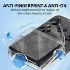 Screen Protector+Portable Carrying Case for R36S Handheld Console Storage Bag & Anti-Scratch Tempered Glass for R36S Accessories