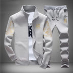 5XL 6XL Men's Plus Size Autumn Tracksuit Set THRIXINE