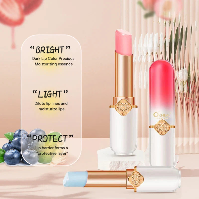 Fruit flavored moisturizing lipstick, neutral and natural, lip care, used to moisturize and prevent dryness, care for lip skin Lootquake LLC