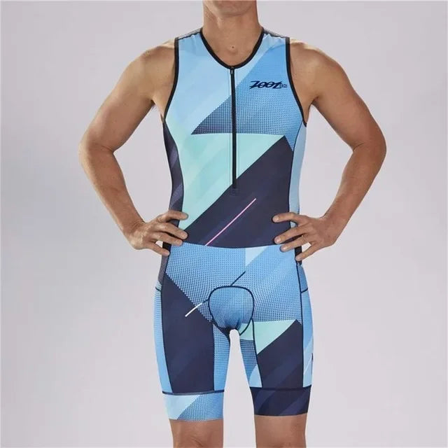 Zootekoi Triathlon Men's Breathable Sleeveless Jacket THRIXINE