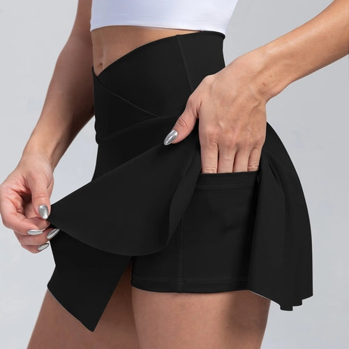 Women Pleated Tennis Skirt with Pockets - SJB-DIAMOND ELITES