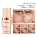 White Liquid Foundation Color Changing Foundation High Coverage SPF30 Sunscreen Concealer CC Cream Korean Makeup Base Cosmetic Lootquake LLC