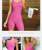 Seamless One-Piece Short Yoga Sportswear THRIXINE