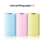 Self-adhesive Paper Sticker Colored Thermal Paper Roll for Mini Printer Kids Instant Print Camera HD Printing Paper Lootquake LLC