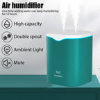 2000ML USB Air Humidifier Double Spray Port Essential Oil Aromatherapy Humificador Cool Mist Maker Fogger Purify for Home Office Lootquake LLC