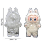 LABUBU Have A Seat Transparent Case Labubu Plastic Case Backpack Charms Lootquake LLC