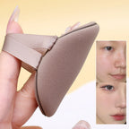 30Pcs Thickened Double Ribbon Wet Dry Dual-use Makeup Puff Black Skin Color Teardrop Shape Powder Puffs Foundation Cosmetic Tool