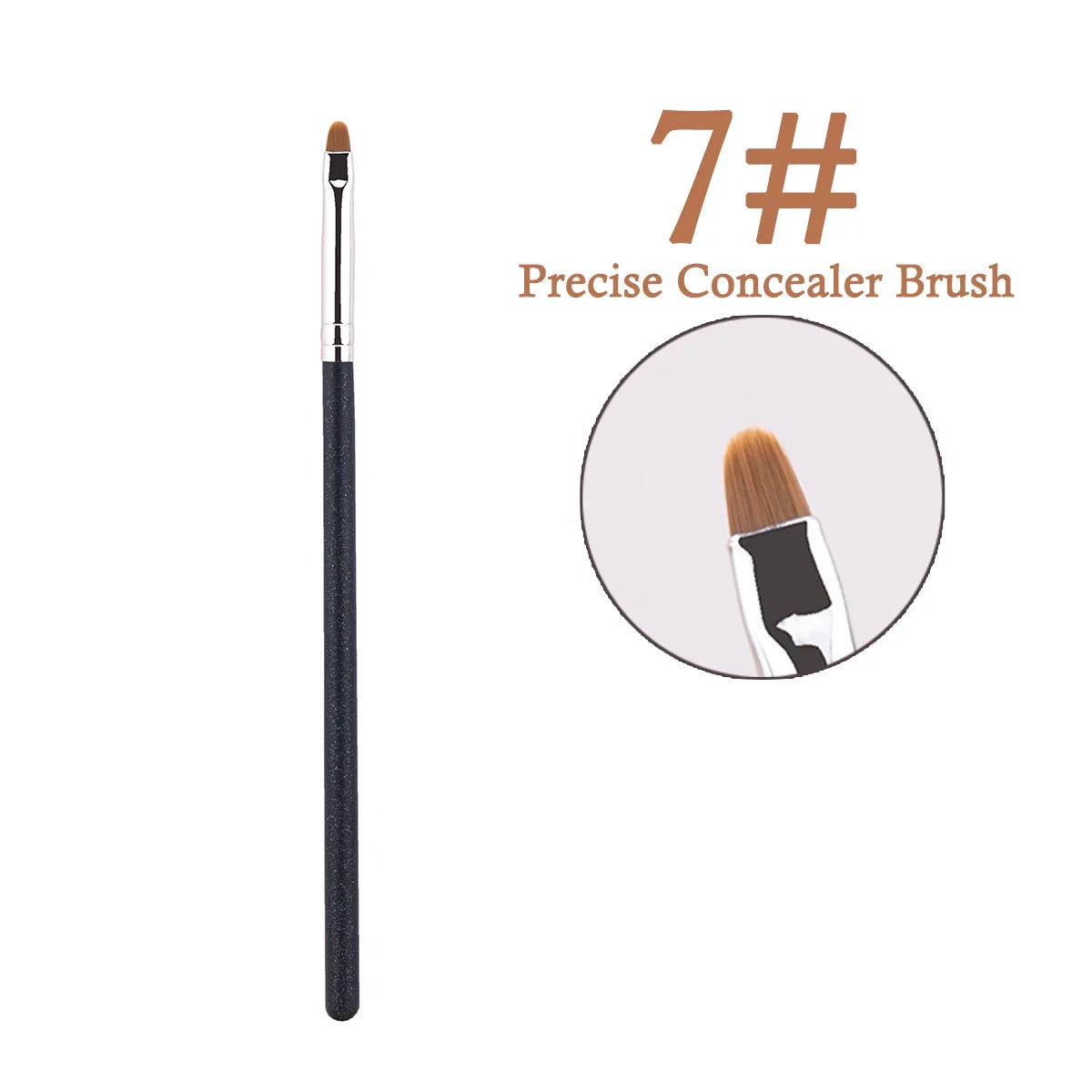 New Ultra-thin Foundation Brush Pointed Precise Foundation Concealer Blending Brush Facial Liquid Foundation Makeup Tool Lootquake LLC