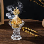 Moroccan Style Crystal Aroma Burner Fragrance Diffuser Arabian Night Lantern Candle Holders Luxury Home Decor Lootquake LLC