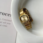 2024 Hot Brand Stainless Steel Strap Watch Women Luxury Gift Quartz Wristwatch Student Fashion Simple Square Quartz Watches
