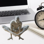 Yoga Man Meditating Abstract Statues Sculptures Yoga Figurine Nordic Living Room Home Decor Decoration Desk Ornaments Decor  ﻿