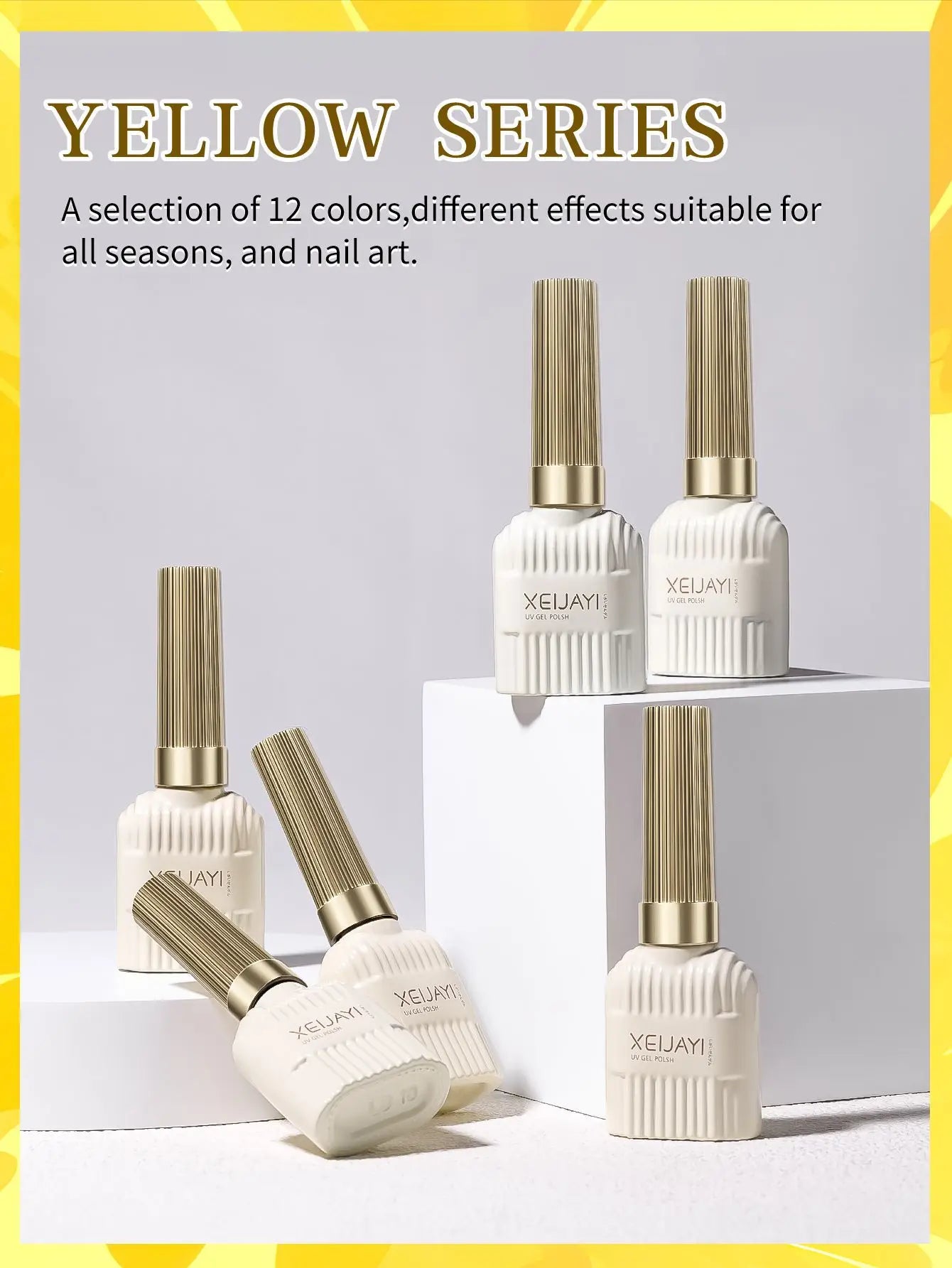 15ml Goose Yellow Nail Polish Gel, Popular Product in 2025, Lemon Yellow Phototherapy Gel Semi-permanent Nail Polish Pintauñas Lootquake LLC