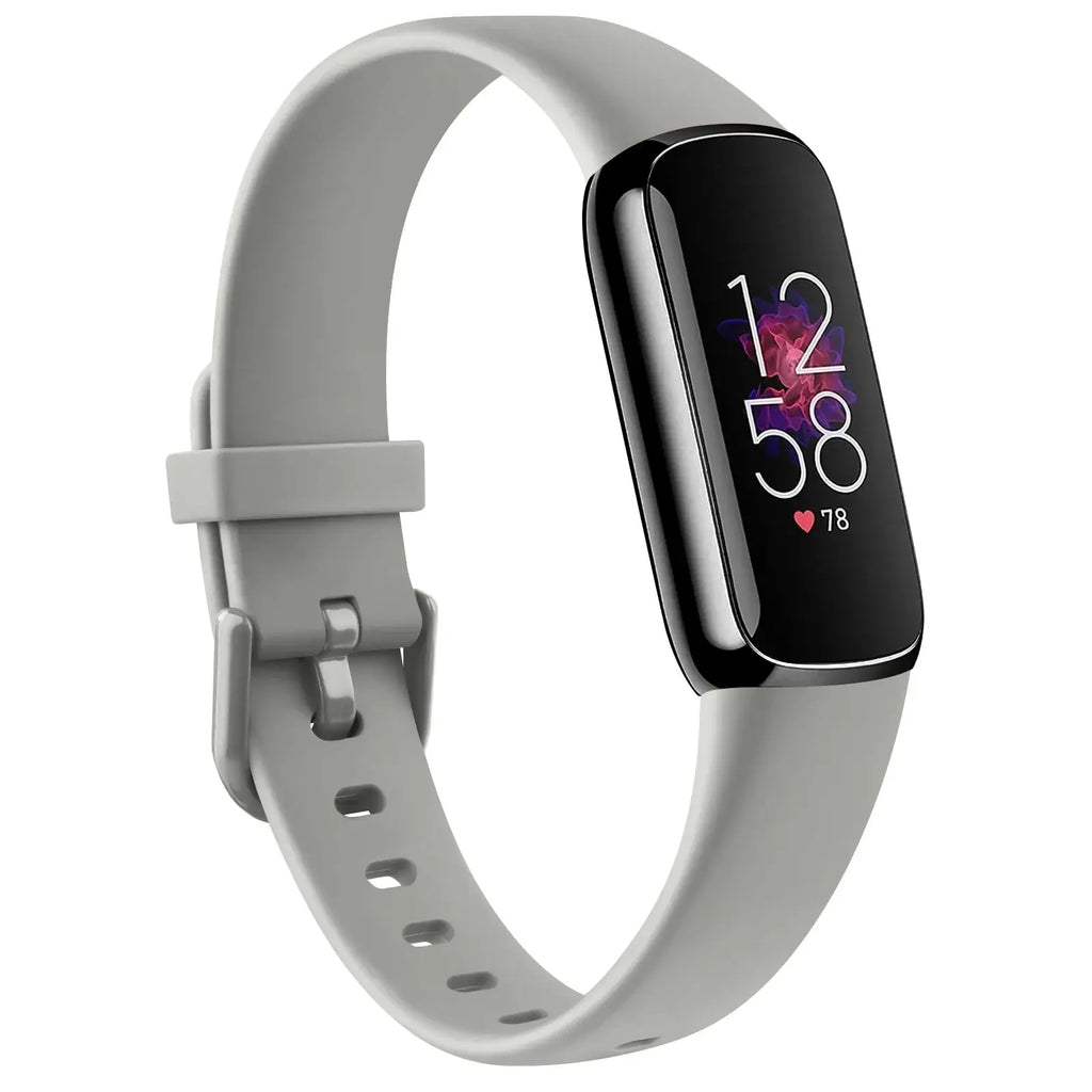 Fitbit Luxe Silicone Band - Soft Waterproof Comfortable Strap - SJB-DIAMOND ELITES