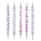 7/9/11/15/25MM Nail Liner Brush Set UV Gel Nail Brushes Kits 5pcs French Stripe Line Painting Drawing Flower Pen Manicure Tools