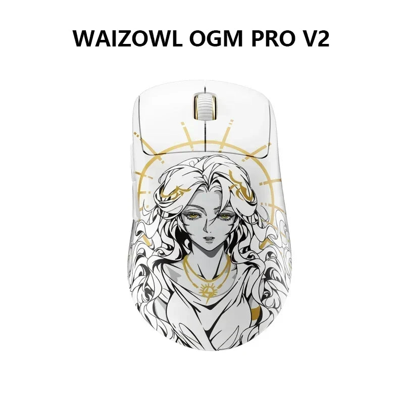 Waizowl OGM Pro V2 Hades Gaming Mouse Customize Wireless Three-Mode Paw3950 30000dpi Lightweight Gaming Mouse E-sports Ergonomic Lootquake LLC