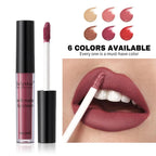 6-Color Velvet Lip Glaze Lipstick High Color Lip Makeup Waterproof Long-Lasting Nude Lip Color Liquid Cosmetics Lootquake LLC