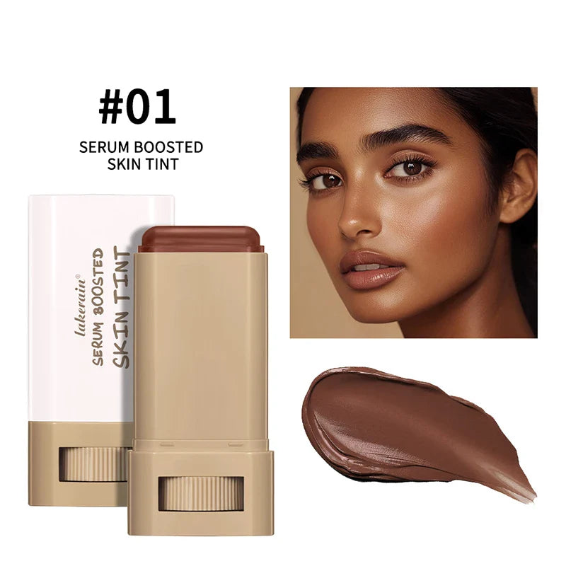 Foundation Balm Stick Serum Boost Skin Tint Foundation Stick Smooth Plumper Coverage Brighten Face Travel Foundation Makeup 2025 Lootquake LLC