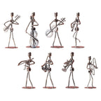 Musical Man Statue Musician Tabletop Figurine for Tabletop Spring Office Lootquake LLC