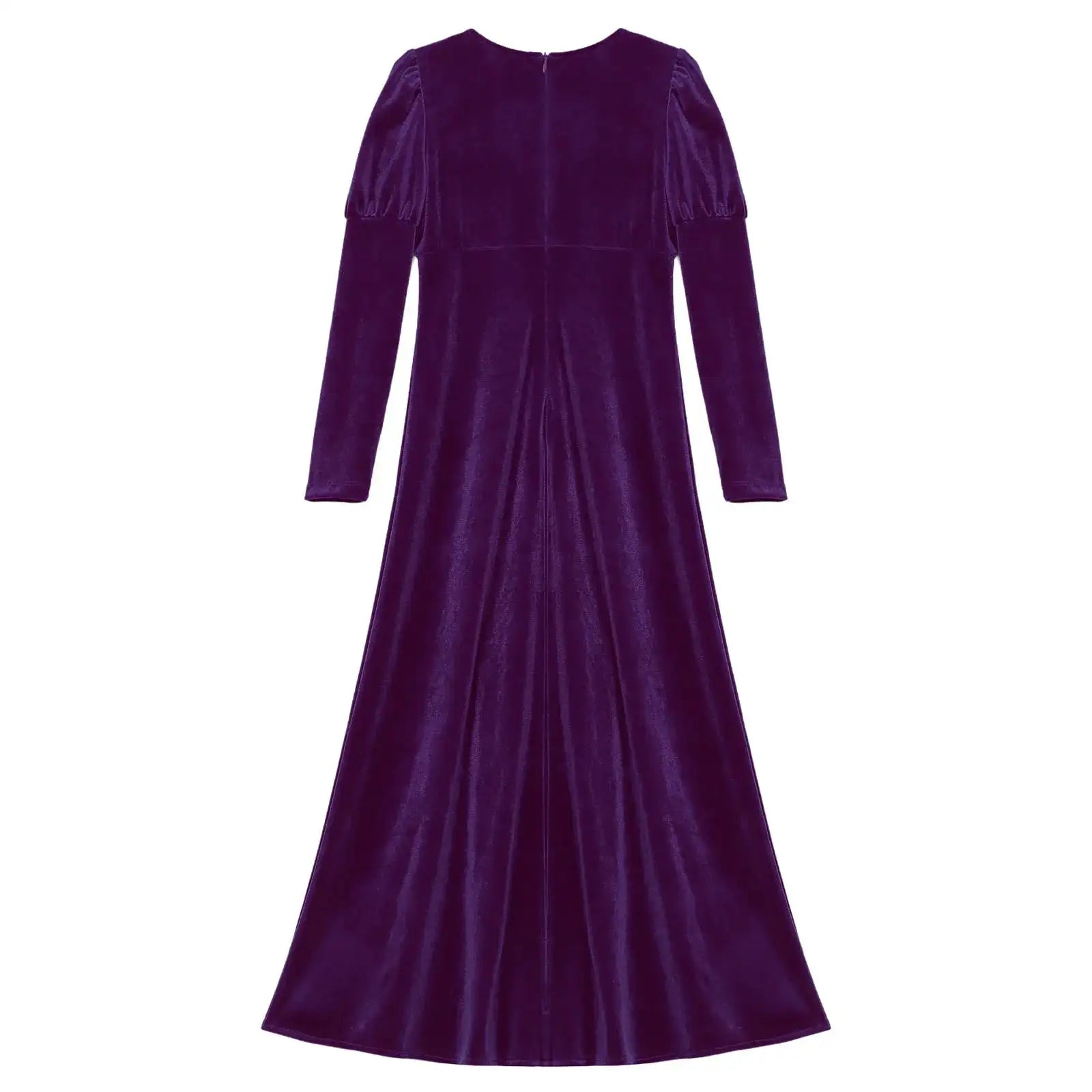 Girls Velvet Medieval Princess Dress Long Sleeve Renaissance Retro Robe Ancient Roman Long Dress for Halloween Carnival Party
