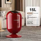 Premium Touch-Free Trash Can Large Capacity Stainless Steel Waste Bin for Living Room Kitchen Bathroom Floating Lid Tall Design Lootquake LLC
