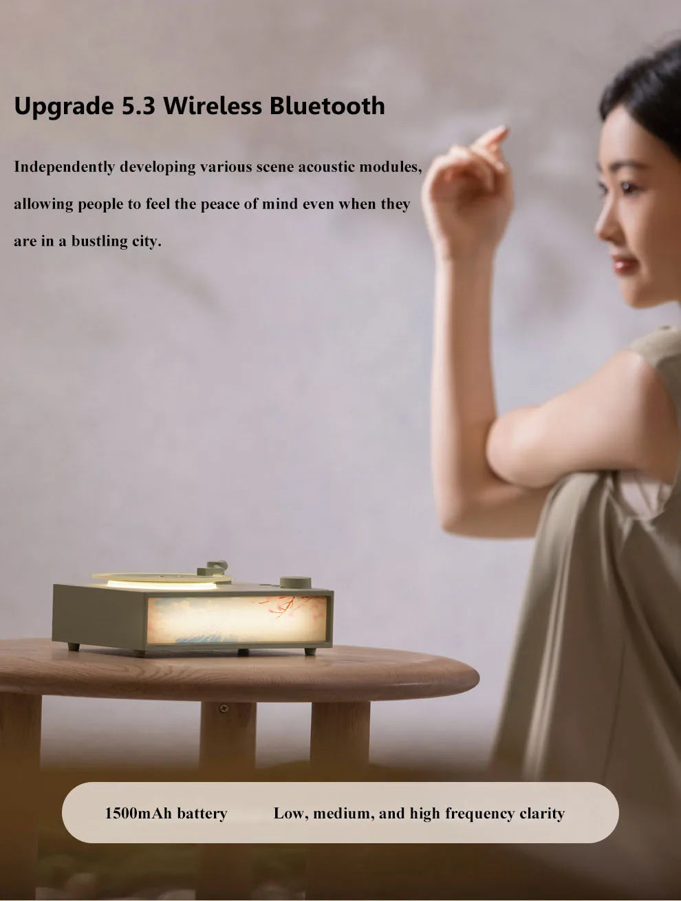 Wireless Vintage Bluetooth Speaker Portable Aromatherapy Atmosphere Light Painting Surround Sound MP3 Music Player Long Enduranc Lootquake LLC