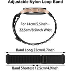 Motorola Moto Smartwatch Nylon Loop Bands - Comfortable Sport Strap
