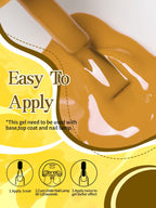 15ml Goose Yellow Nail Polish Gel, Popular Product in 2025, Lemon Yellow Phototherapy Gel Semi-permanent Nail Polish Pintauñas Lootquake LLC