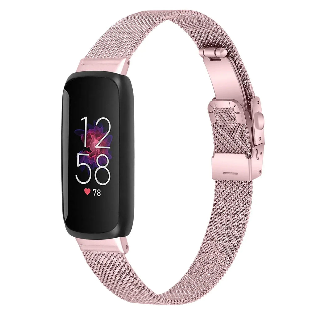 Fitbit Inspire 3 Thin Stainless Steel Band – Sleek Minimalist Metal Strap - SJB-DIAMOND ELITES