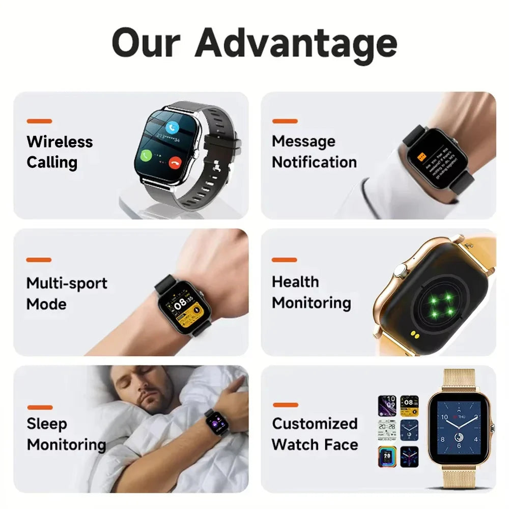 LAXASFIT 2025 New Smart Watch