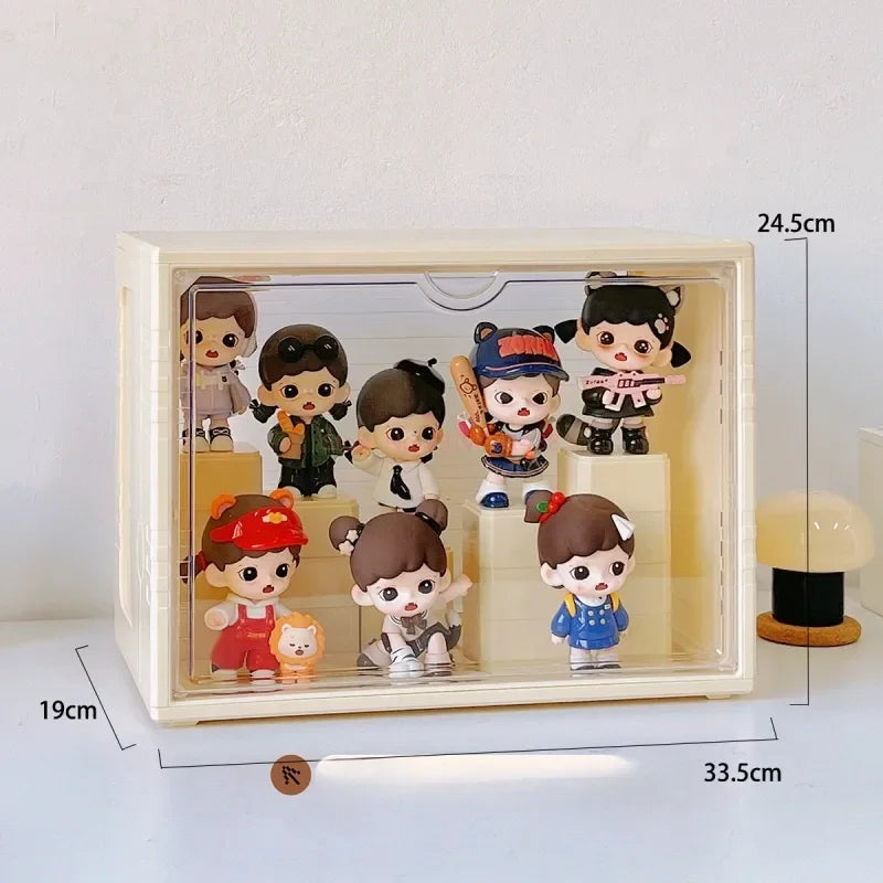 Labubu Display Box Cabinet Box Dustproof And Moisture-Proof Blind Box Toy Doll Display Stand Transparent Acrylic Storage Box Lootquake LLC