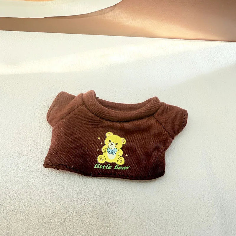 Labubu Doll Clothes Police Set Summer T-shirt Labubu I II Idol Dolls 15/17cm Clothes Sitting Party Accessories DIY Gifts Lootquake LLC