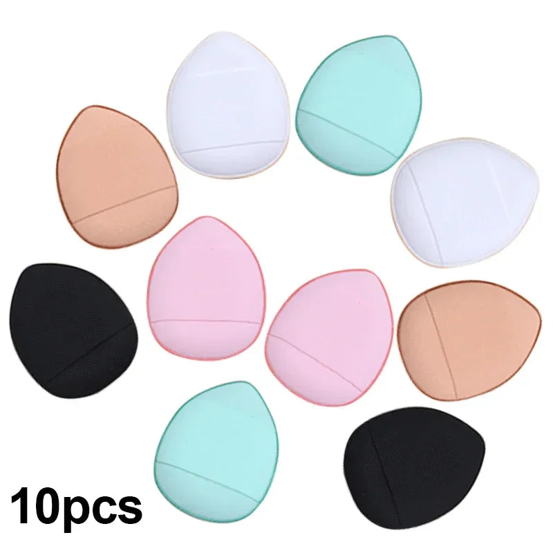5/10Pcs Mini Finger Puff Foundation Small Air Cushion Powder Sponge Face Concealer BB Cream Cosmetic Applicator Makeup Tools Lootquake LLC
