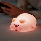 Animal Led Night Light Rechargeable Dimmable Silicone Table Lamp Children's Night Light for Nursery Bedroom Cute Birthday Gift Pi-Mart